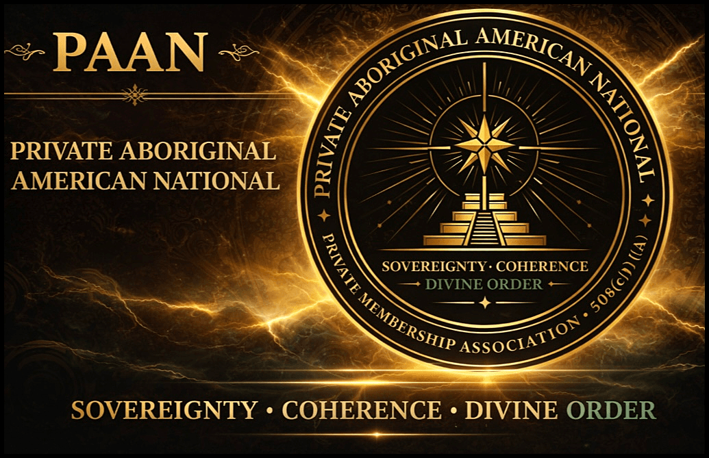 PAAN Ministry Banner — Sovereignty · Coherence · Divine Order